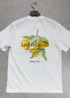 T-shirt Lemon Blanc : Coupe droite & Style Minimaliste