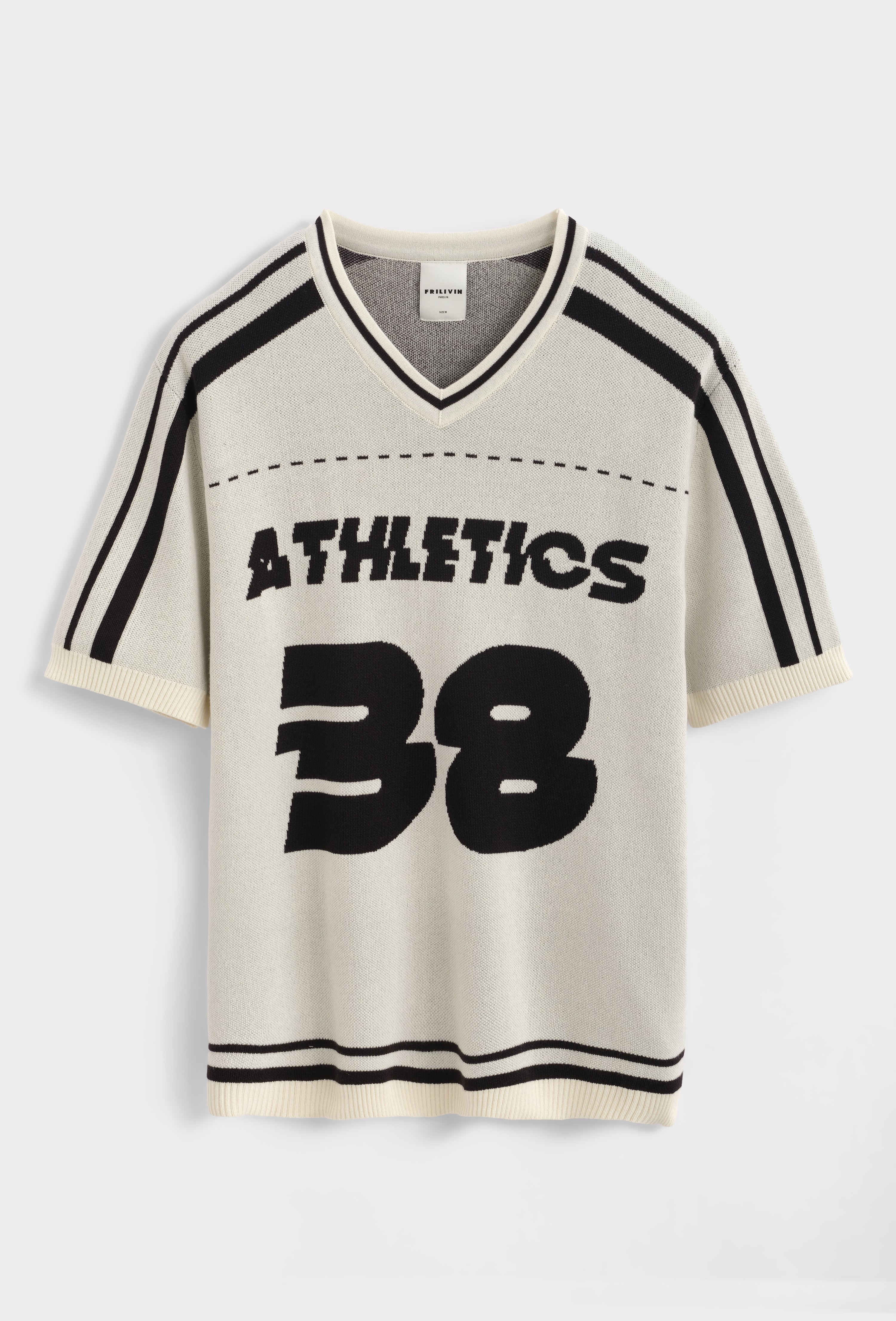 T-shirt 38 Athletics Beige : Coupe Oversive & London Style