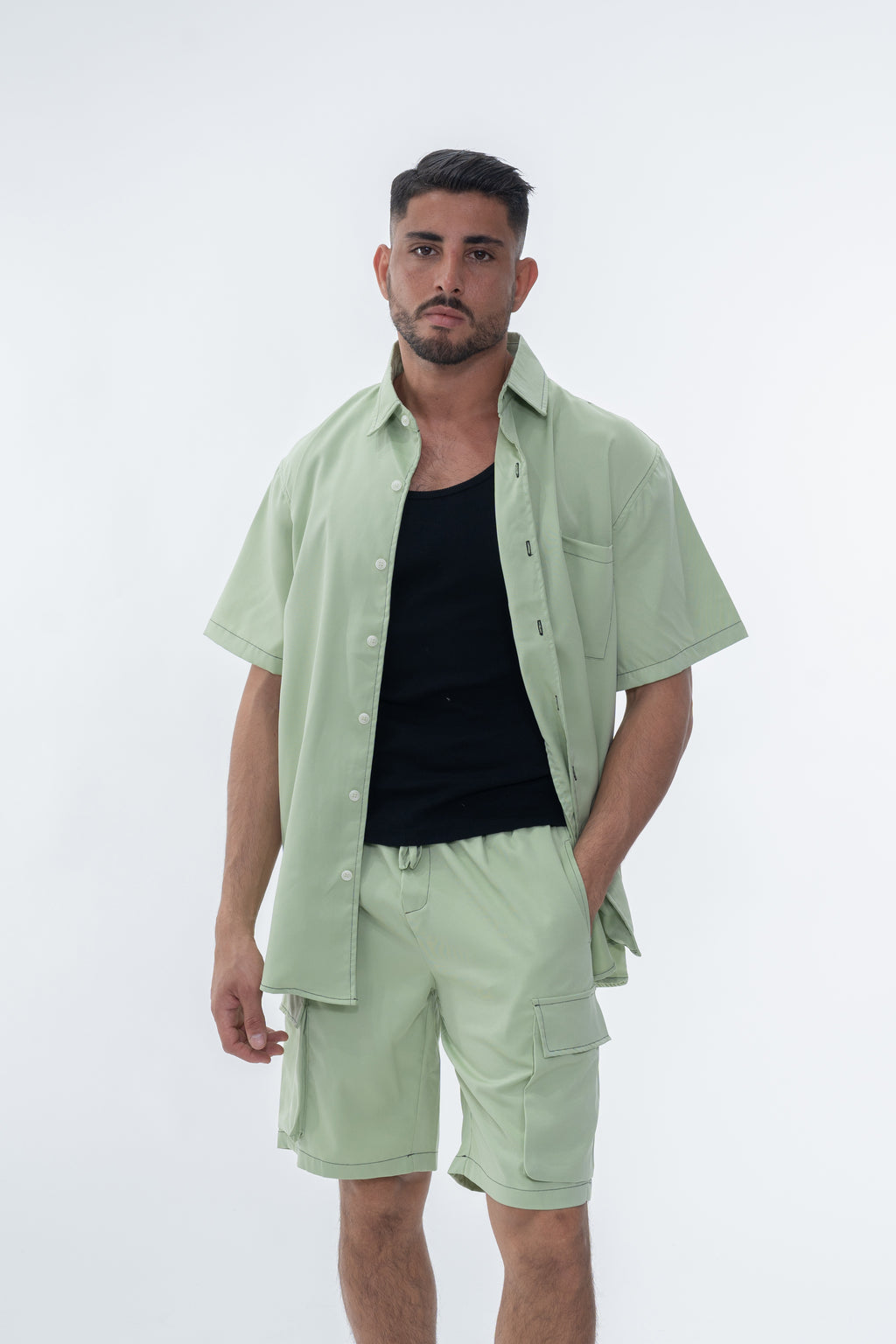 Ensemble Short Toni Vert – La Classe garantie sous le soleil