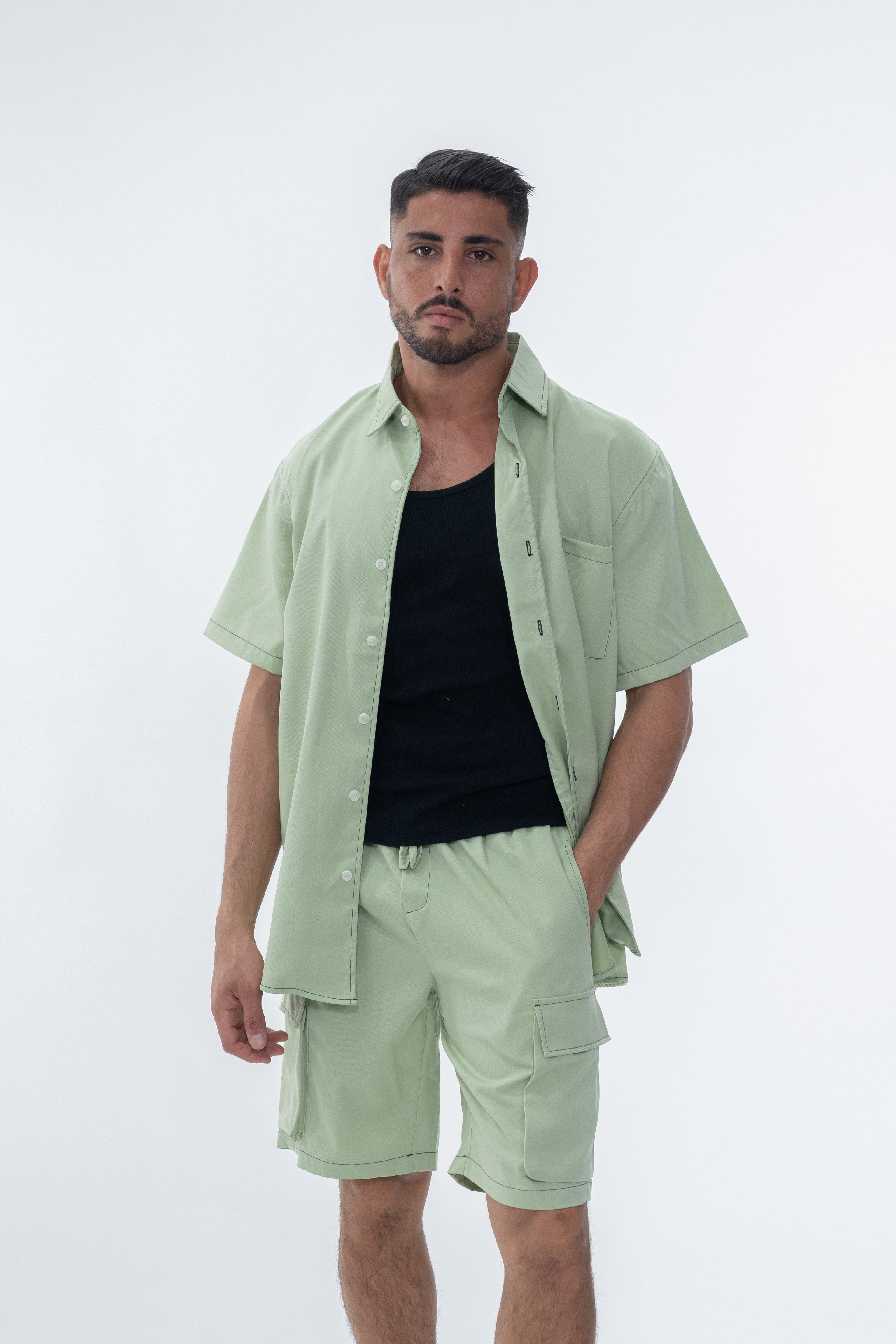 Ensemble Short Toni Vert – La Classe garantie sous le soleil