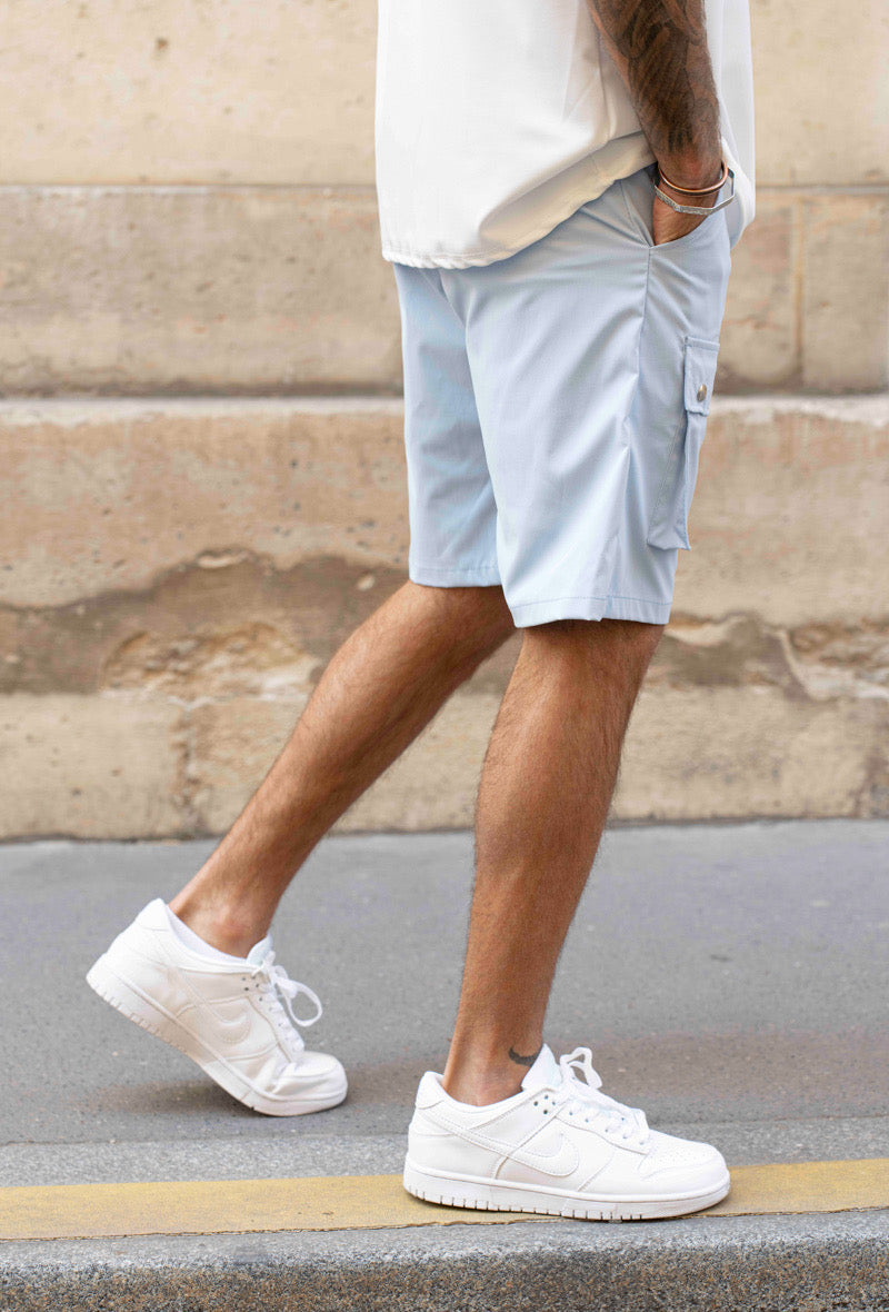 Short Tokyo bleu – Précision de la Rue & Codes de l’Ombre