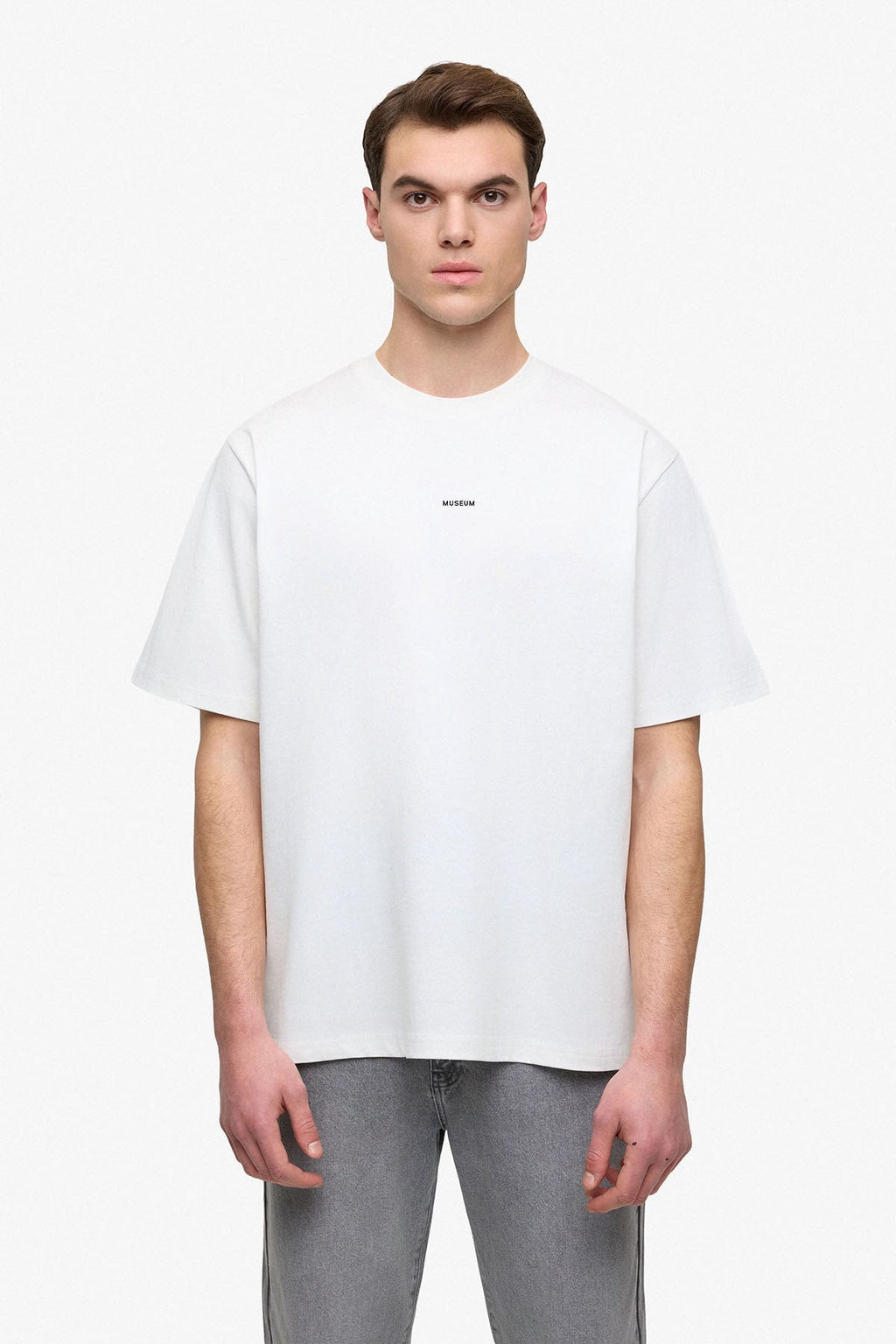 T-shirt Joconde Blanc : Oversize & Art Mode