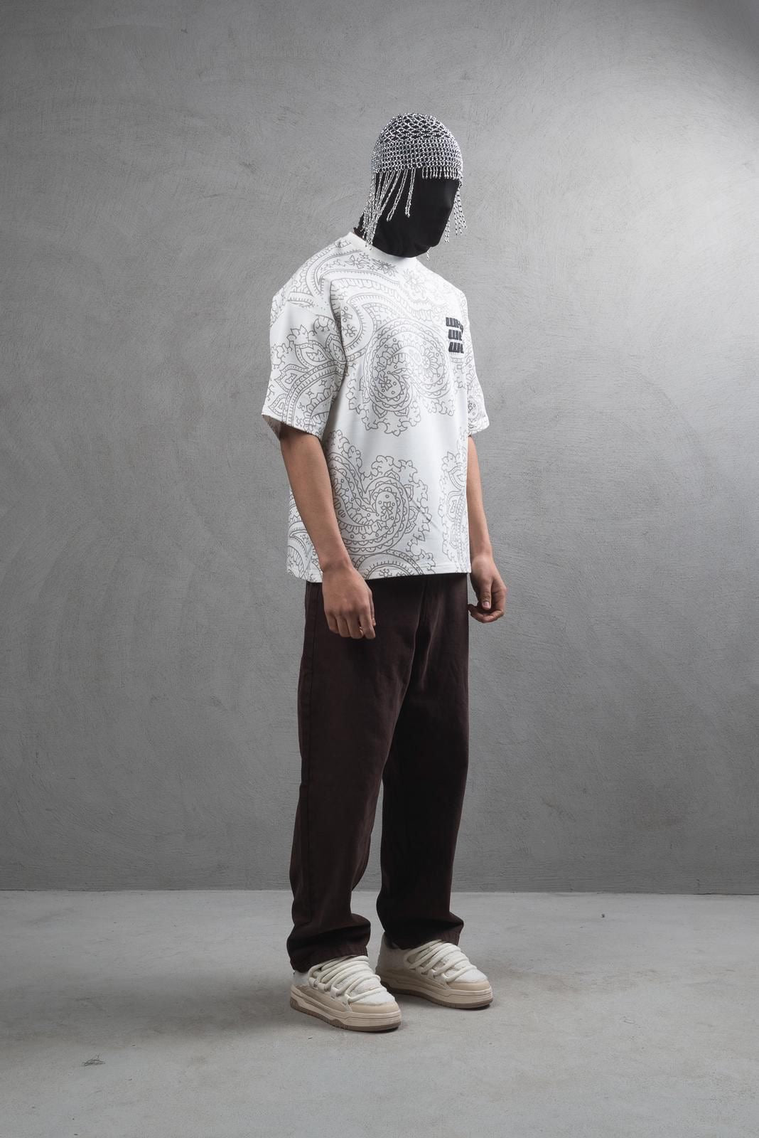 T-shirt What We Wear Blanc : Coupe Oversive & London Style