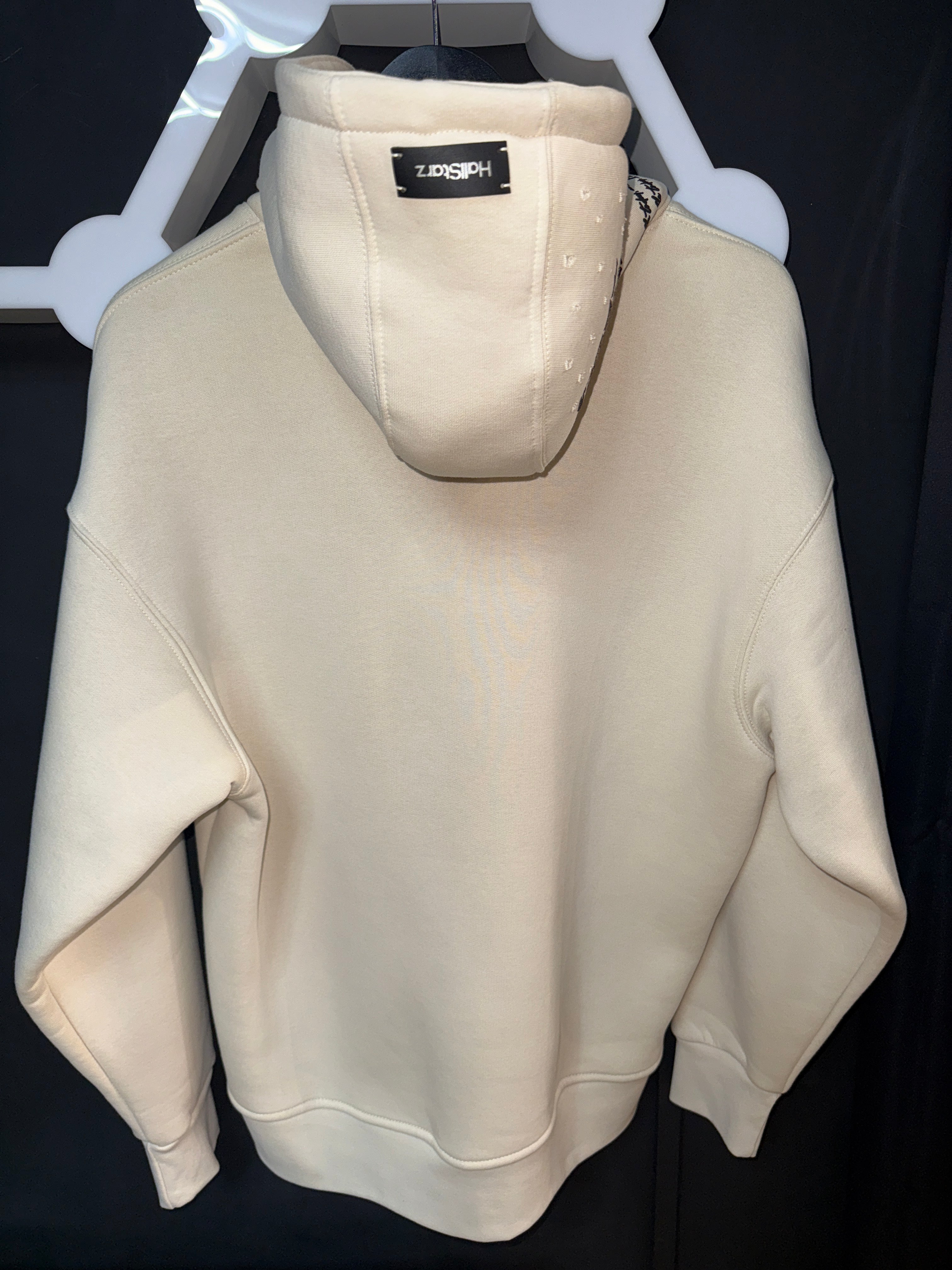 Sweat Script Beige - Hoodie Style et Motif lettres