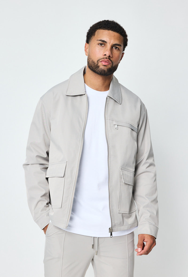Ensemble Marlo Gris Perle : Style & Prestance