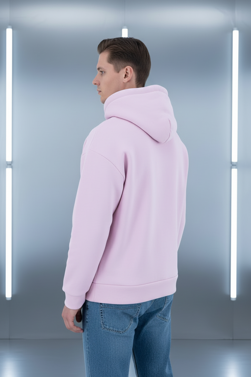 Sweat LOVE Rose : Coeur Bleu & Style minimaliste