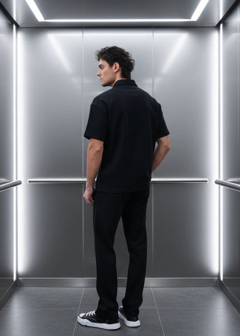 Ensemble Di Caprio Noir : Chill & Urbain