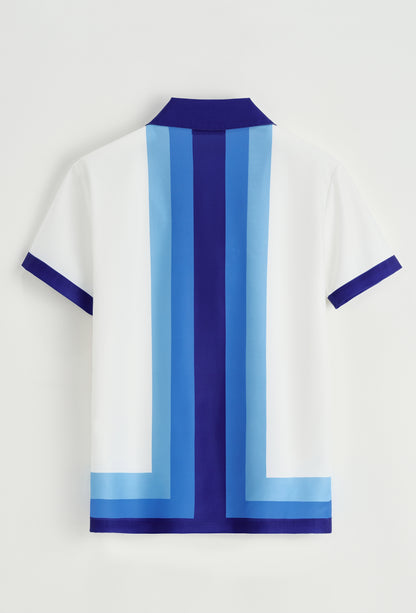 Ensemble Short Manny Ribeira Blanc et bleu – La Classe garantie sous le soleil