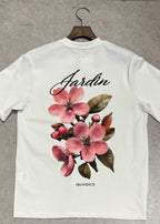 T-shirt Jardin provence Blanc : Coupe droite & Style Minimaliste