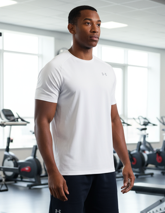 T-shirt UA logo gris