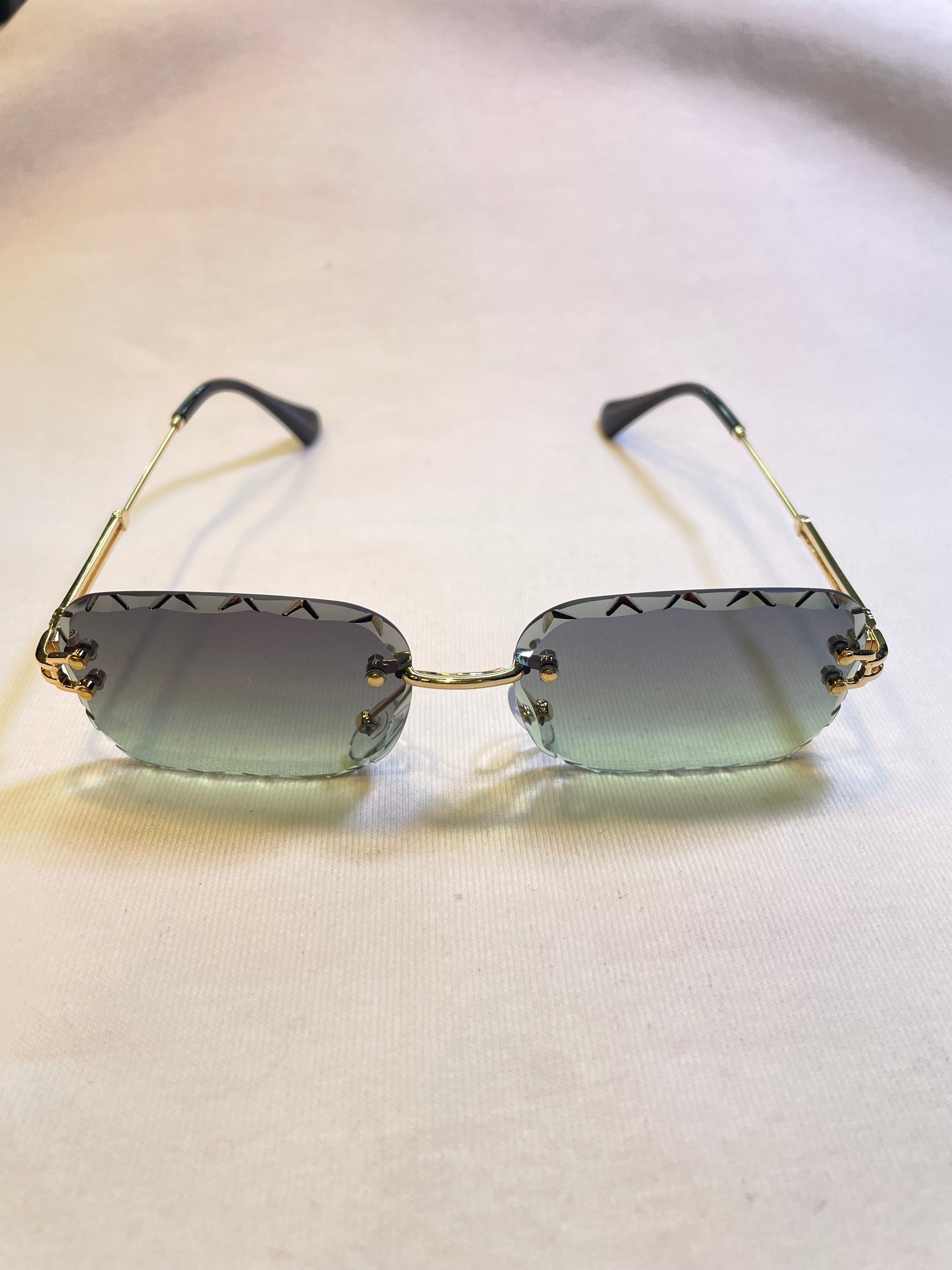 Lunettes Sax Ciselé Vert