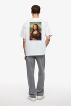T-shirt Joconde Blanc : Oversize & Art Mode