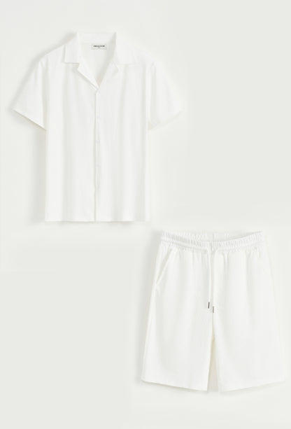 Ensemble Short Marco Mouly blanc – Le calme du gentleman
