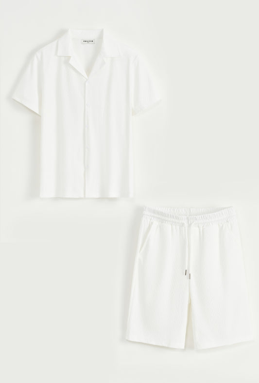 Ensemble Short Marco Mouly blanc – Le calme du gentleman
