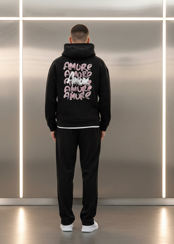 Sweat Amore Noir : Coupe Oversize & Style Love