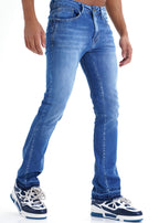 Jean Brooklyn Bleu : Straight & Denim Destroy
