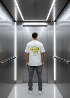 T-shirt Lemon Blanc : Coupe droite & Style Minimaliste