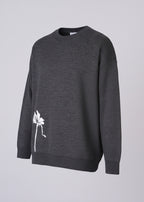 Pull Cannes Gris : Coupe droite  & Code Fleur