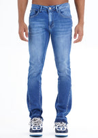 Jean Brooklyn Bleu : Straight & Denim Destroy