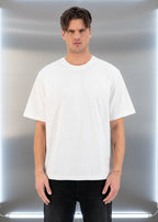 T-shirt LOVE Full Blanc : Coupe oversize