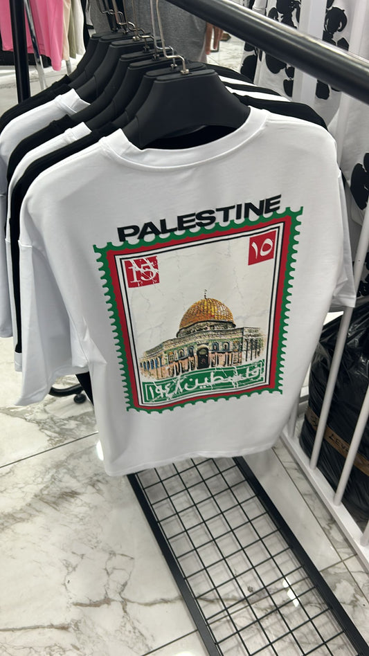 T-SHIRT Palestine blanc