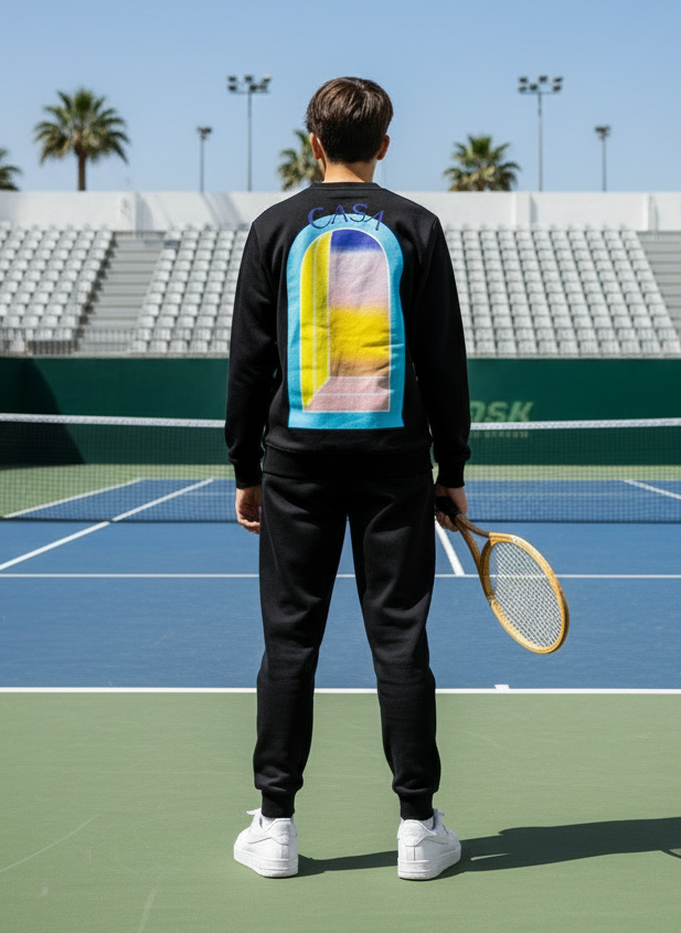 Ensemble Jogging CASA Noir : Full Black & Street