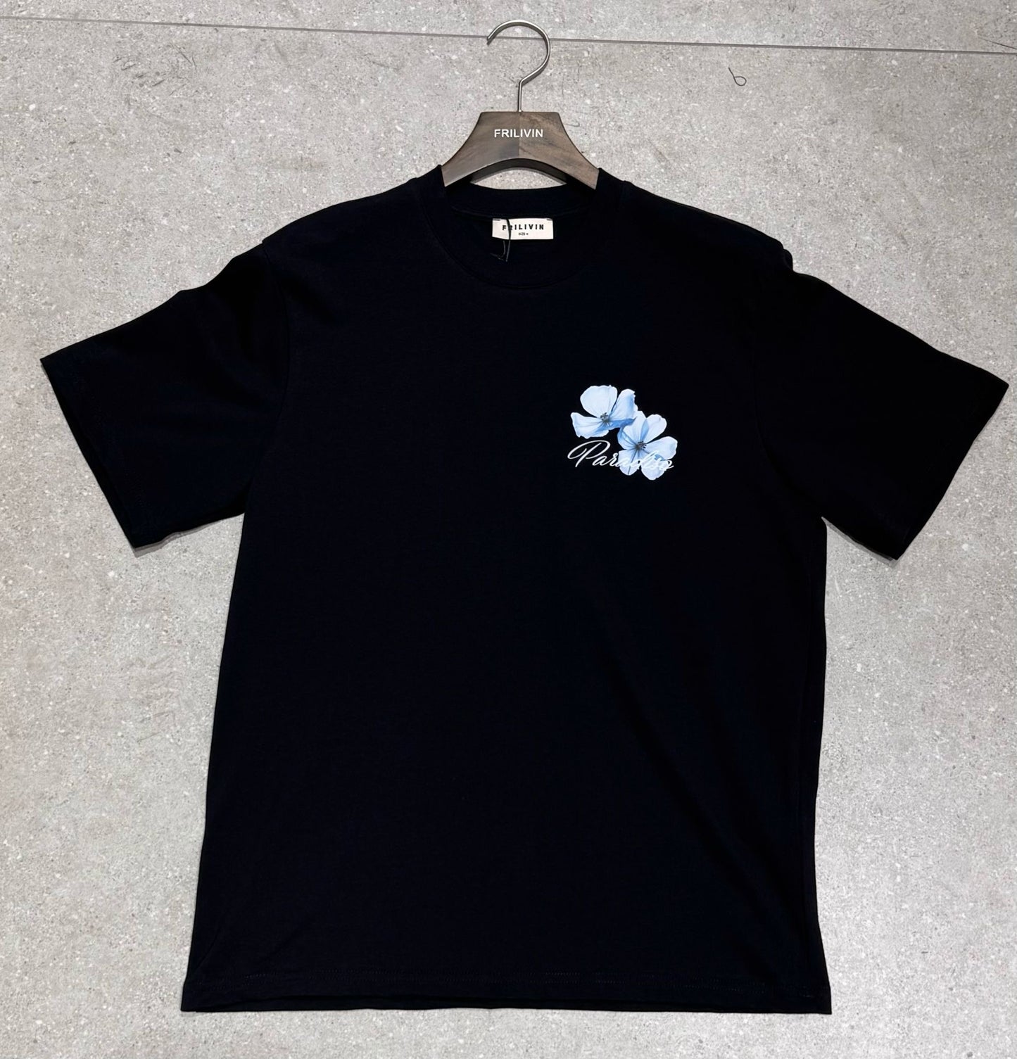 T-shirt Paradisio Noir – Style Urbain et Minimaliste