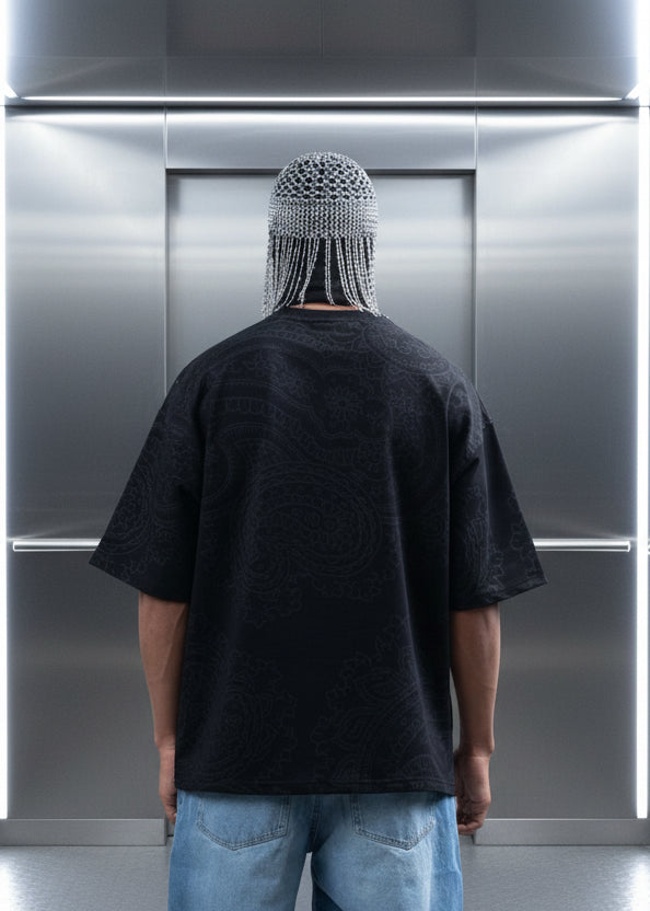 T-shirt What We Wear Noir : Coupe Oversive & London Style