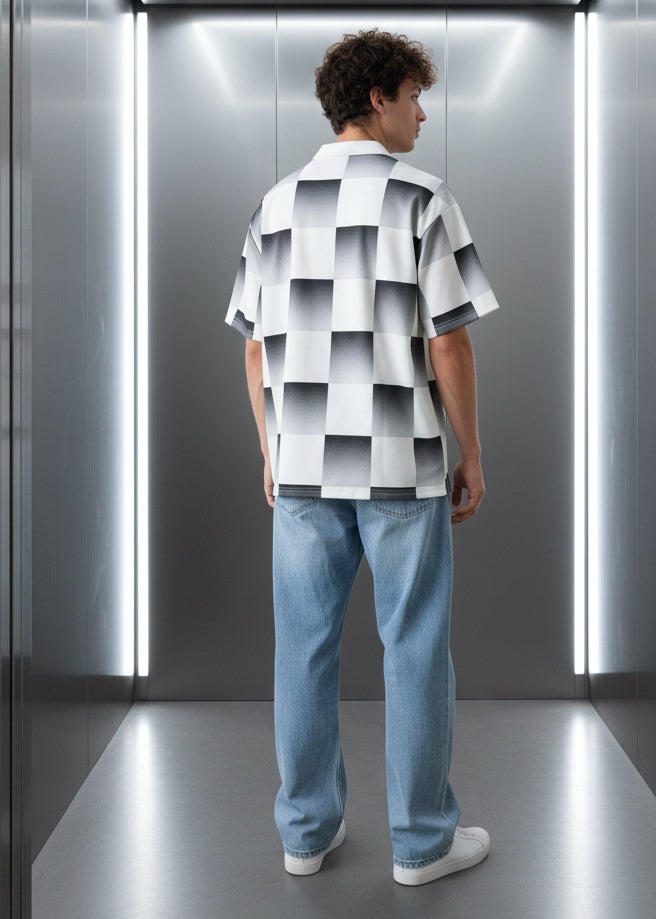 T-shirt Paris Blanc & Noir : Coupe Oversive & London Style