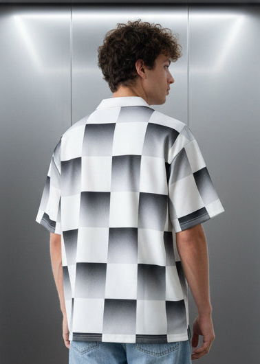 T-shirt Paris Blanc & Noir : Coupe Oversive & London Style