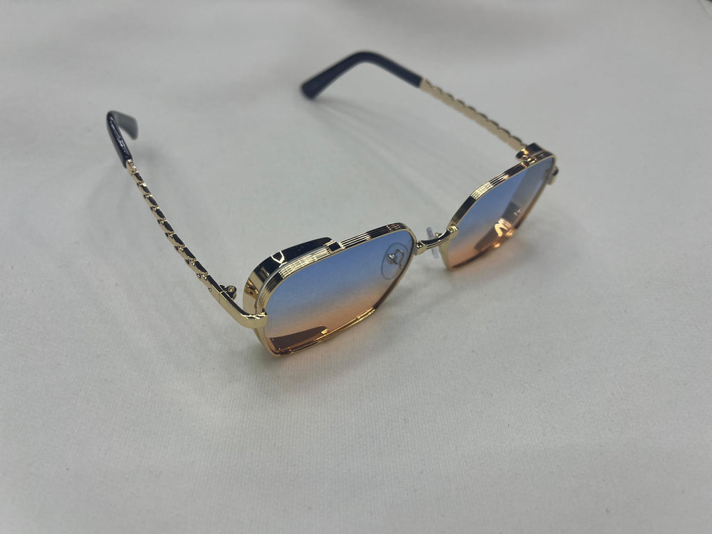 Lunettes Lamano dégradé Bleu et Beige