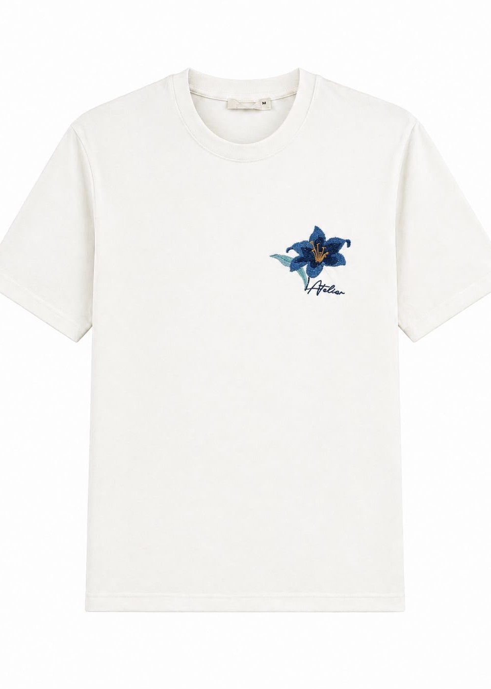 T-shirt Atelier Blanc : Coupe Oversize & Style Minimaliste