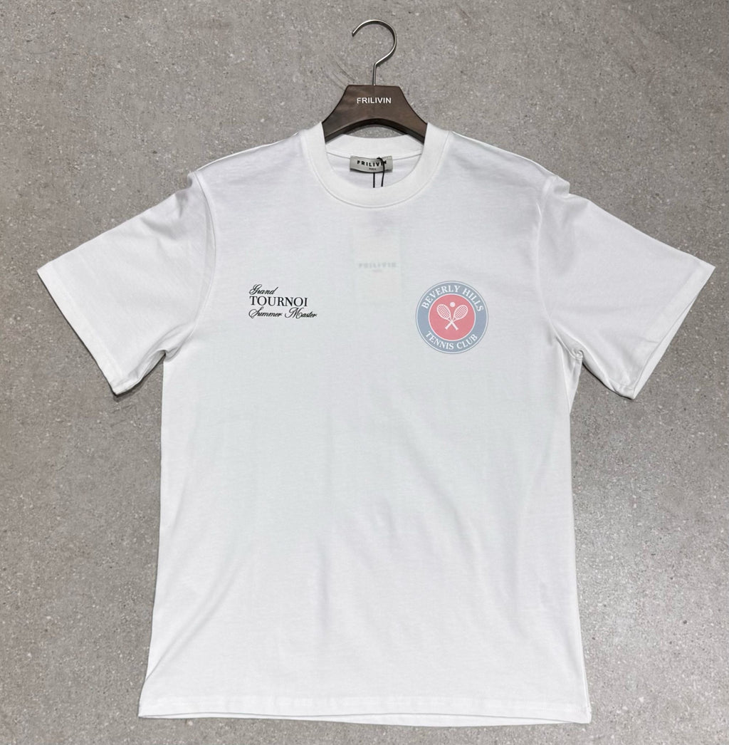 T-shirt Beverlly Hills Blanc – Style Urbain et Minimaliste