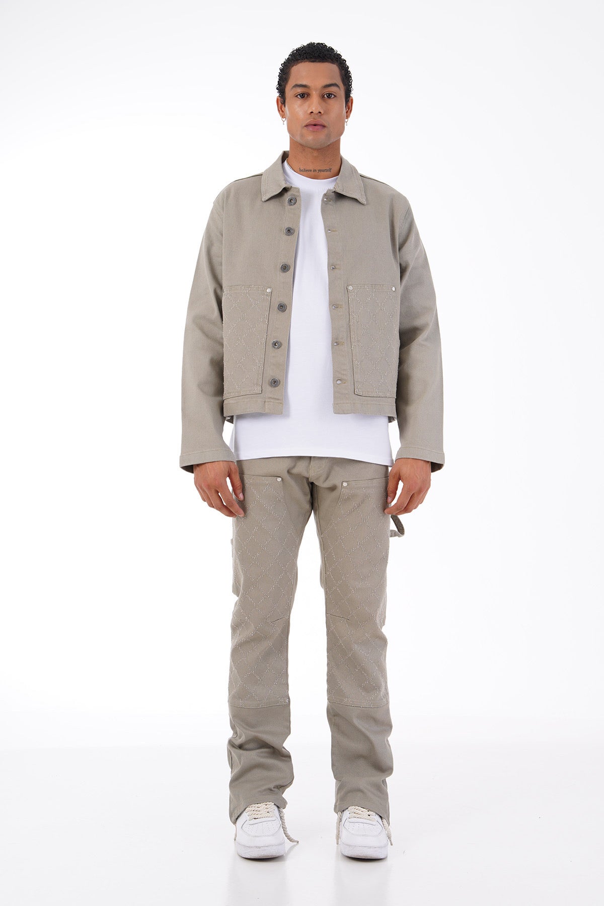 Ensemble Dushane Beige : Urban jeans & Prestance