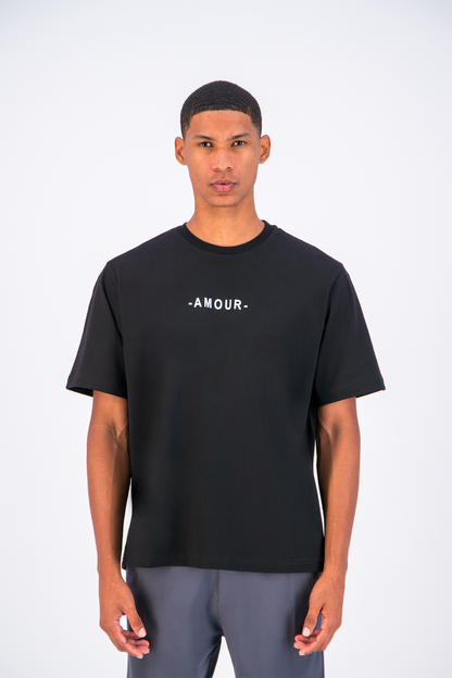 T-shirt Amour Noir - Style Urbain et Modernité