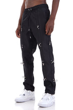 Pantalon Rotterdam Noir : Coupe droite & Flow acier