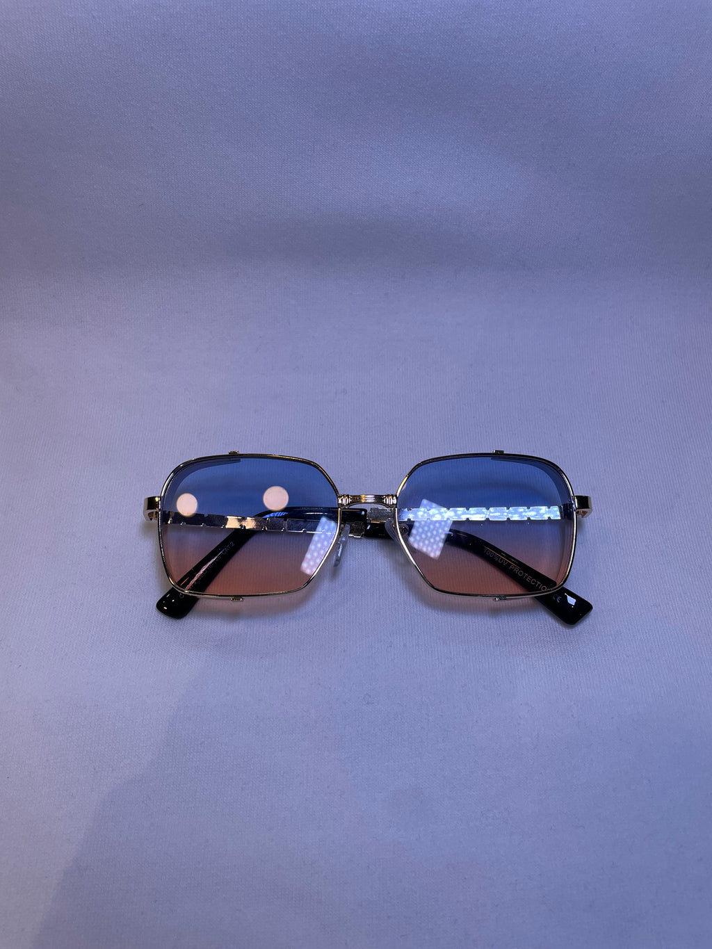 Lunettes NAZA bleu et beige