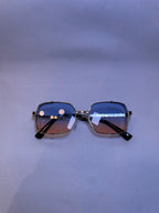 Lunettes NAZA bleu et beige