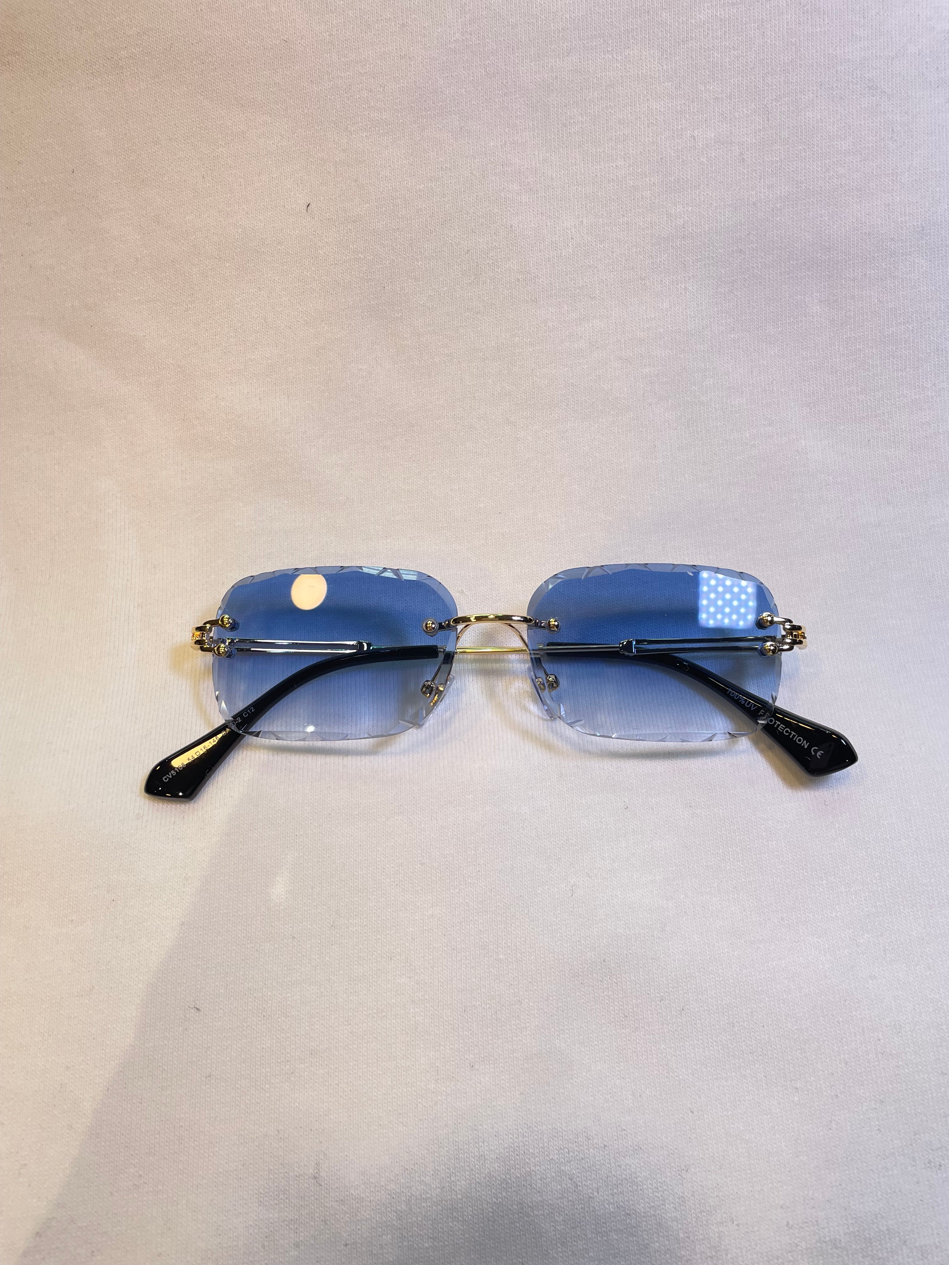 Lunettes Sax Ciselé Bleu