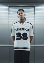 T-shirt 38 Athletics Beige : Coupe Oversive & London Style