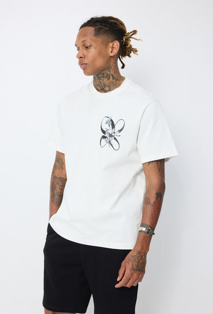 T-shirt Milano flore blanc – Style Urbain et Minimaliste
