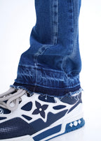 Jean Brooklyn Bleu : Straight & Denim Destroy