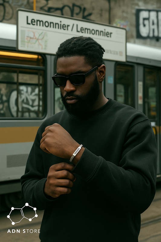 Bracelet Bruxelles – Damso Edition – Acier Tressé Inox