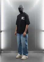 T-shirt What We Wear Noir : Coupe Oversive & London Style