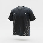T-shirt 99 Noir & Gris : Coupe Oversive & London Style