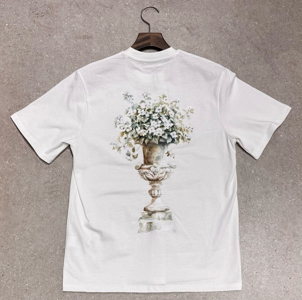 T-shirt Atelier Milano Blanc – Style Urbain et Minimaliste