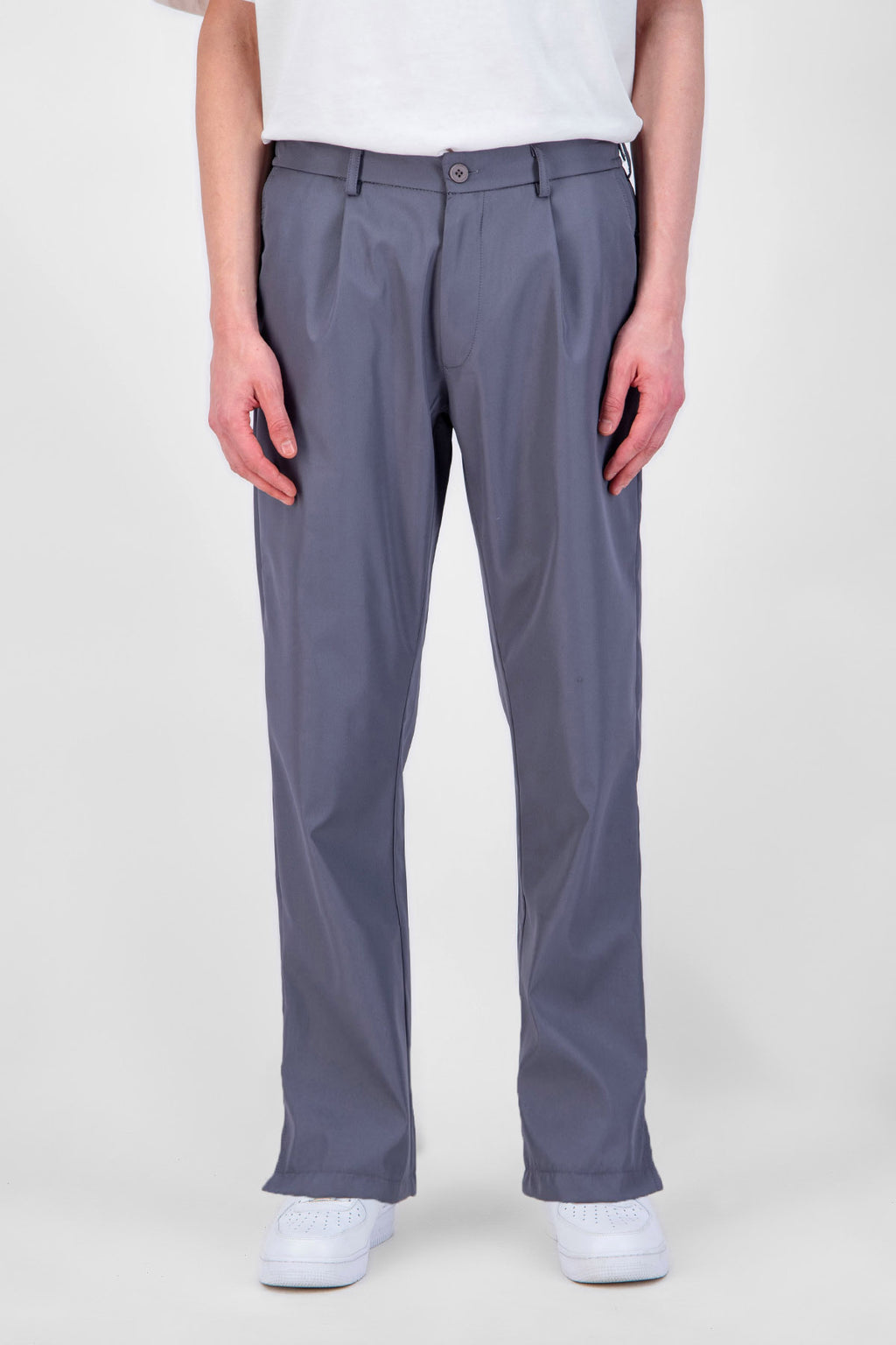 Pantalon Brooklyn Gris – Street Clean, Coupe droite & Flow New-Yorkais