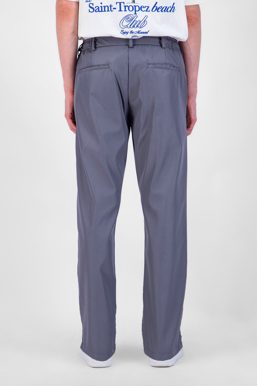 Pantalon Brooklyn Gris – Street Clean, Coupe droite & Flow New-Yorkais