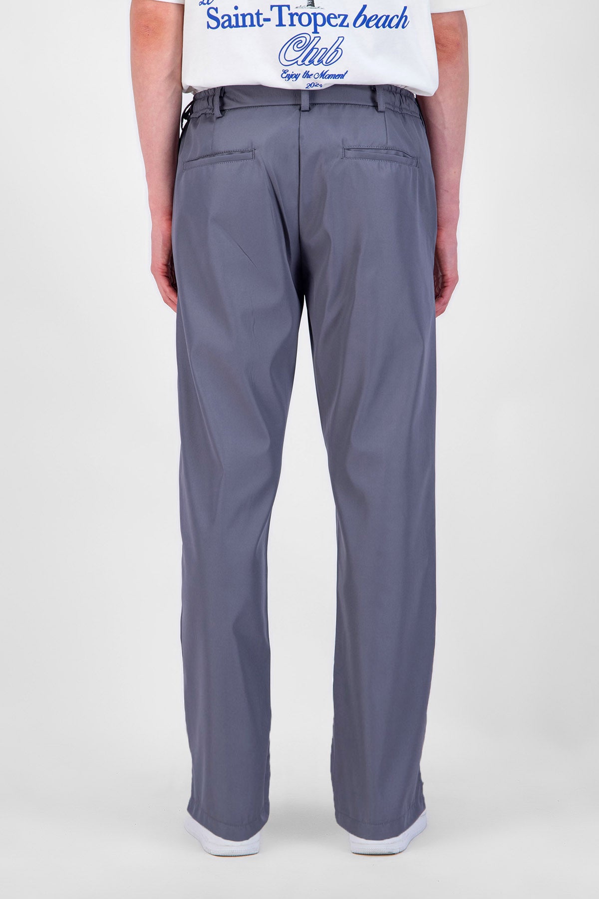 Pantalon Brooklyn Gris – Street Clean, Coupe droite & Flow New-Yorkais