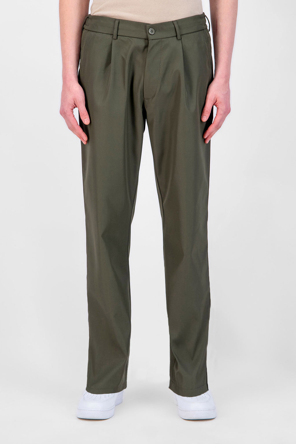 Pantalon Brooklyn Kaki – Street clean, coupe droite & Flow New-Yorkais